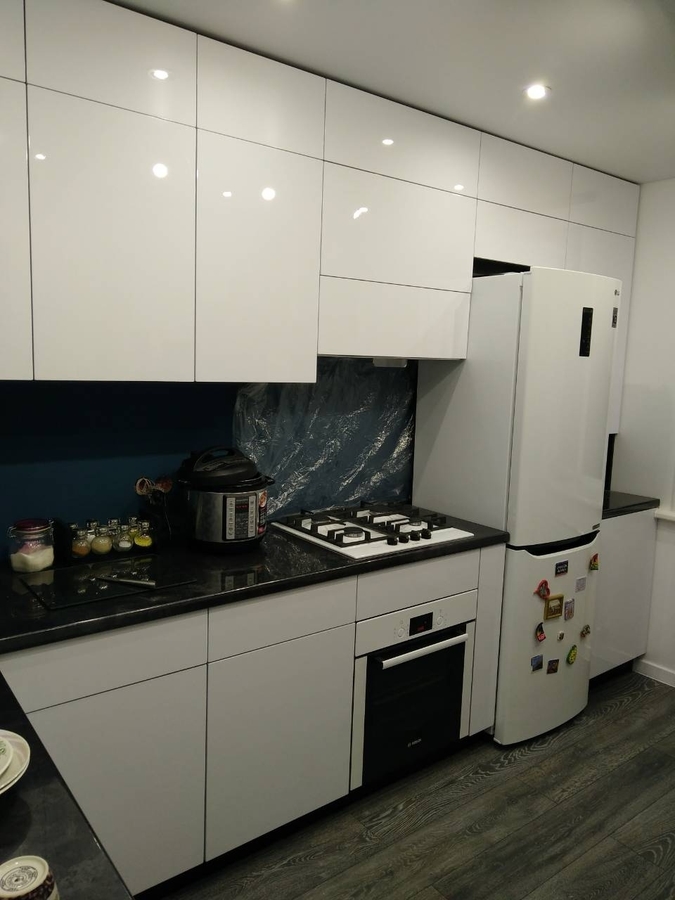 Белый кухонный гарнитур-Кухня «Модель 476»-фото1