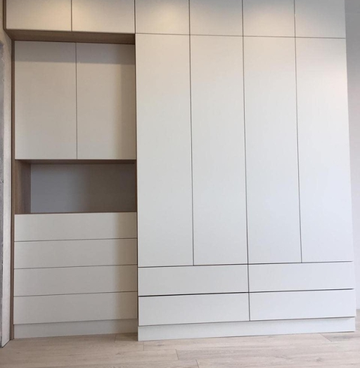 Распашные шкафы-Белый распашной шкаф «Модель 5»-фото5